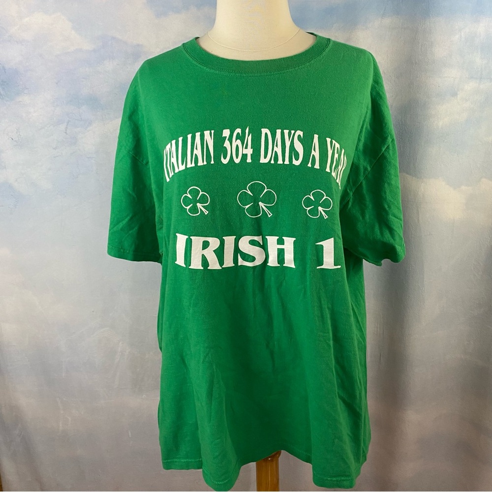 Green "Irish 1" Graphic Tee St. Patrick’s Day Size XL